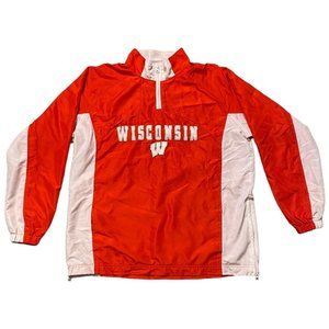 Vintage Red Wisconsin Athletic Quarter Zip